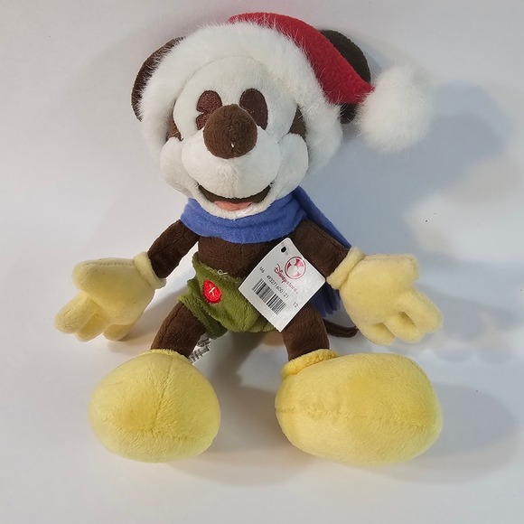 Disney Mickey Mouse Christmas Plush Lot of 3‎ Disney Store Collectiom - Picture 8 of 16